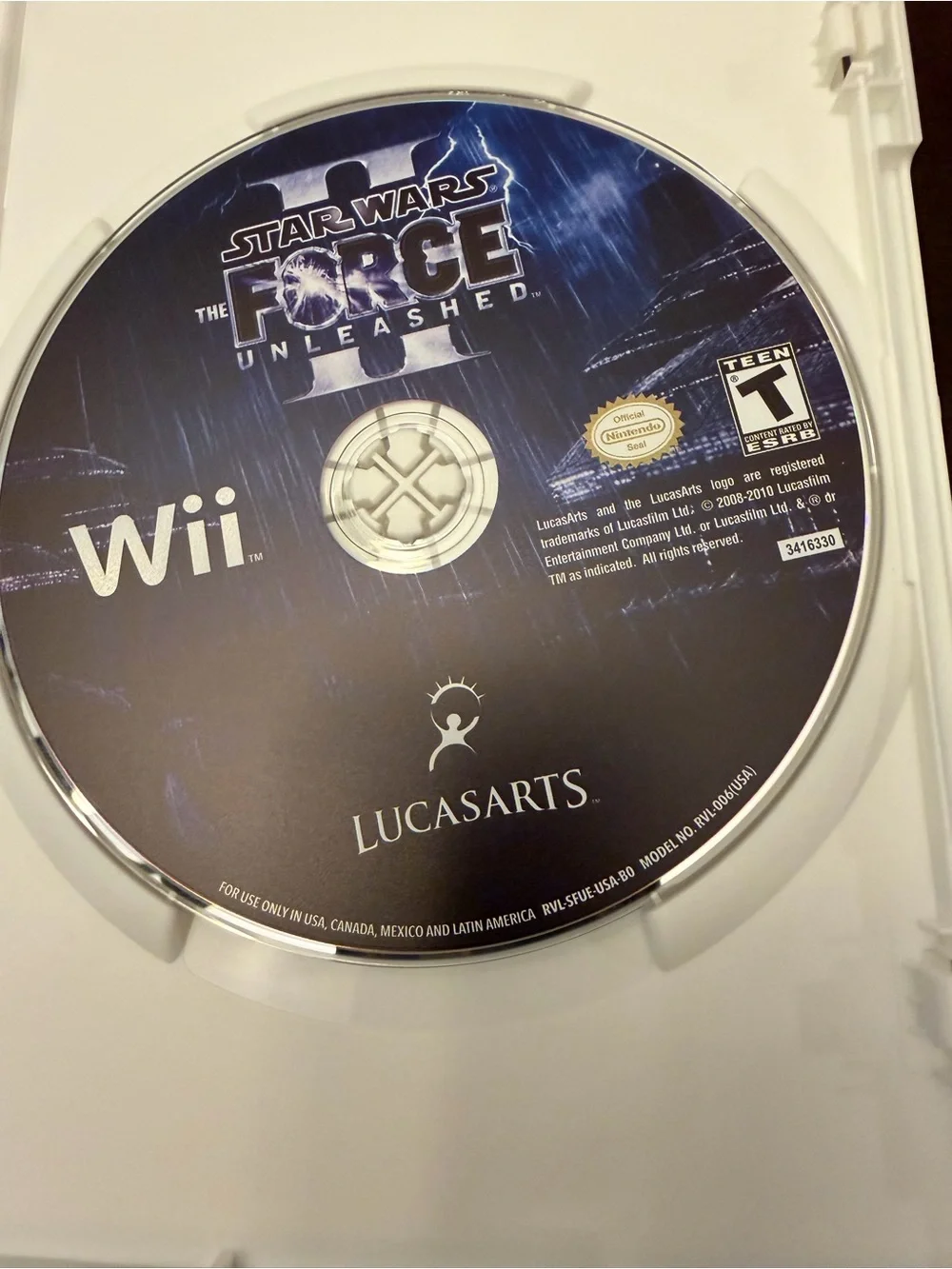 Star Wars: The Force Unleashed II (Wii) - Blue Game